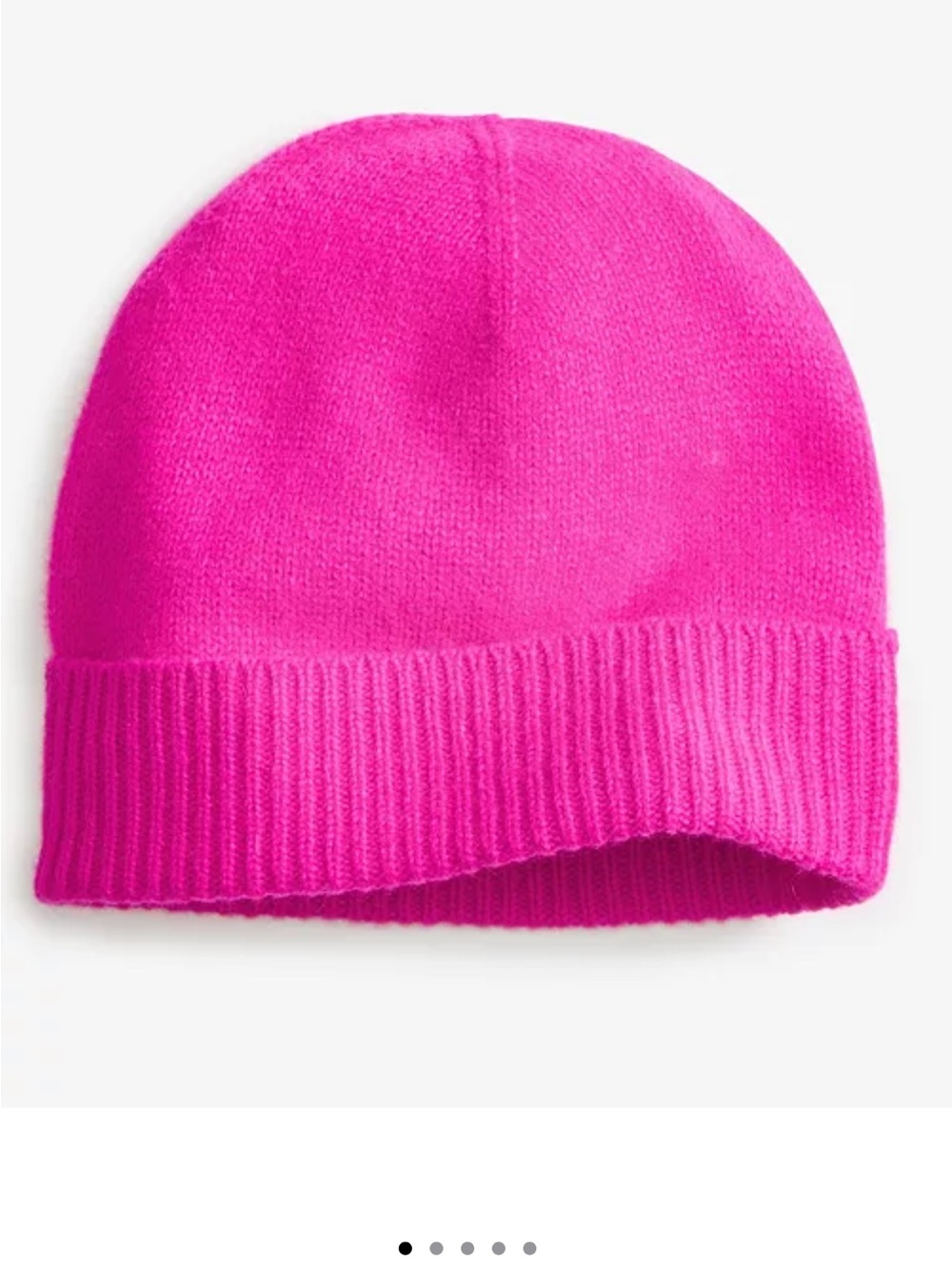 Charter Club 100% Cashmere Cuffed Beanie, Created for Macys Pink NWT